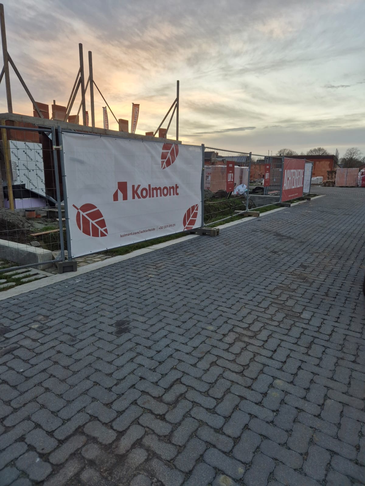 werfstelling in v-vorm